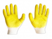 перчатки х/б с одинарным латексным обливом (100шт)