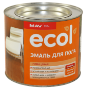 эмаль пф-266 для пола светло-коричневая ecol 1л