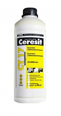 грунтовка ceresit ct 17 (концентрат) 1л