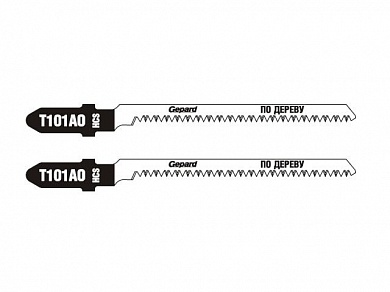 пилки для лобзика t111c по дереву 2шт gepard gp0630-13