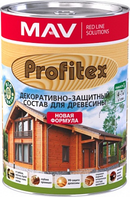 состав profitex декоративно-защитный для древесины "дуб" 1,0л